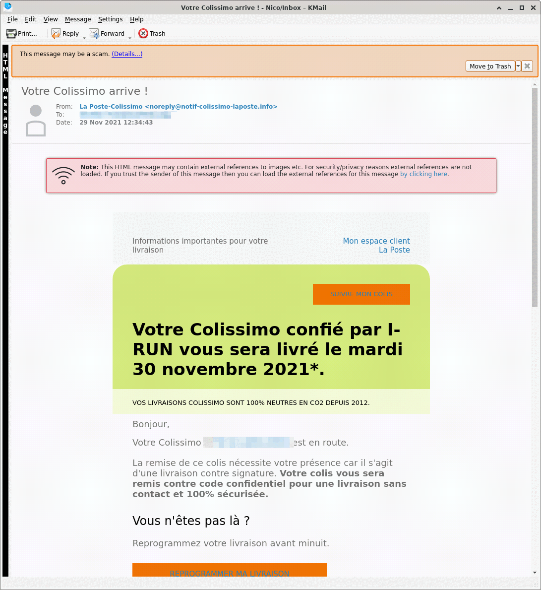 La Poste alerte sur la multiplication d'arnaques aux colis par